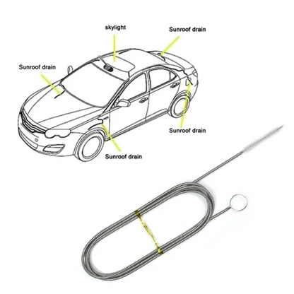 AEXZR™ Car Drain Dredge Cleaning Scrub Brush -💧 Flexible Cleaning for Tough Jobs! 🛠️