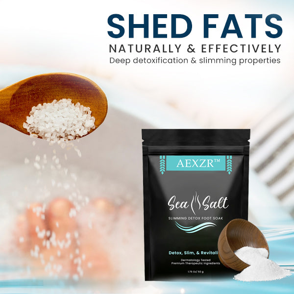 AEXZR™ Sea Salt Slimming Detox Foot Soak - 👩‍⚕️ Recommended by Most Experts!