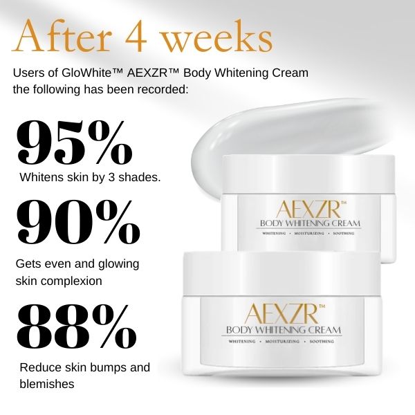 AEXZR™ Body Whitening Cream - 👩‍⚕️Recommended by Dermatologist, Proven and Tested!