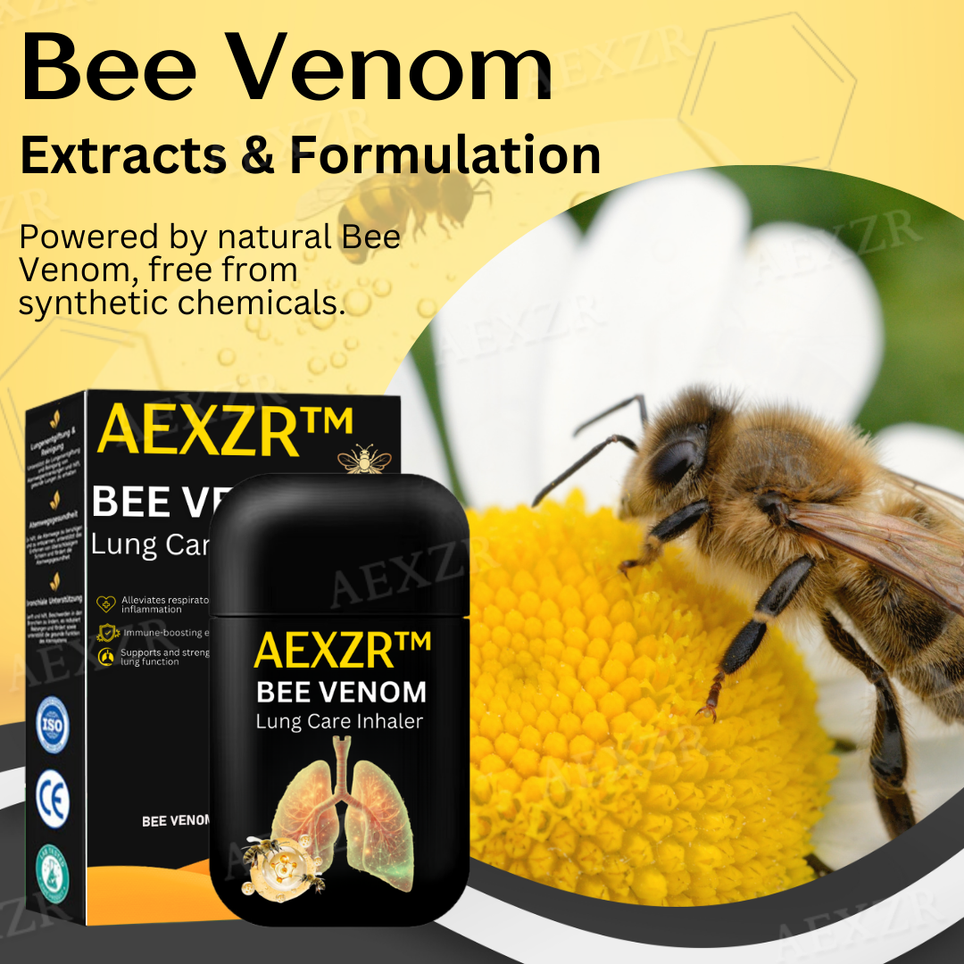 AEXZR™ Bee Venom Lung Care Inhaler - Trusted by Respiratory Health Experts! 👩‍⚕️