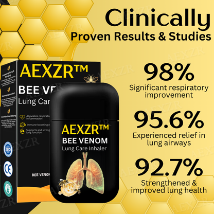 AEXZR™ Bee Venom Lung Care Inhaler - Trusted by Respiratory Health Experts! 👩‍⚕️