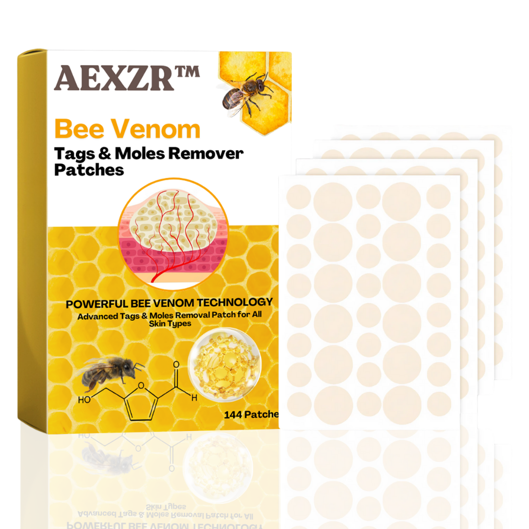 AEXZR™ Bee Venom -🇺🇸𝕊𝕒𝕧𝕖 🇺🇵 𝕥𝕠  8️⃣0️⃣% 𝕥𝕠𝕕𝕒𝕪🗽- Tags & Moles Remover Patches