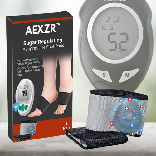 AEXZR™ Sugar Regulating Acupressure Foot Pads - 👨‍⚕️ Recommended by Expert Endocrinologist!