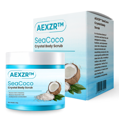 AEXZR™ SeaCoco Crystal Body Scrub - 👩‍⚕️ Recommended by Aesthetician! 🎊 Grab Your Discounts Today! 💰