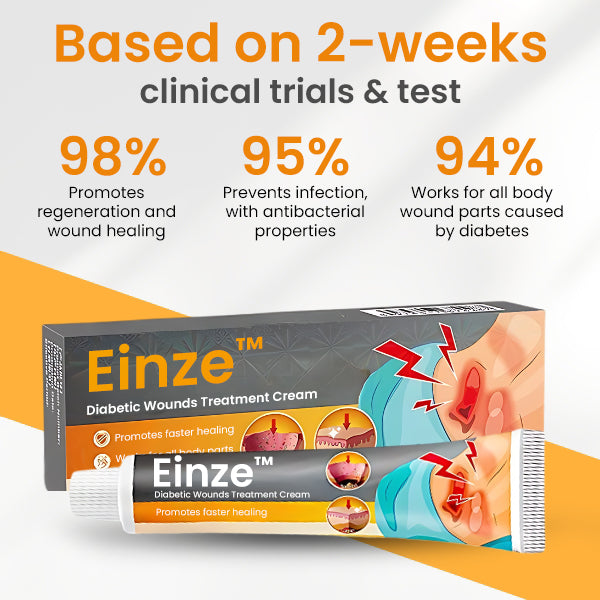 Einze™ Diabetic Wounds Treatment Cream - 👨‍⚕️ Recommended by Healthcare Professionals!