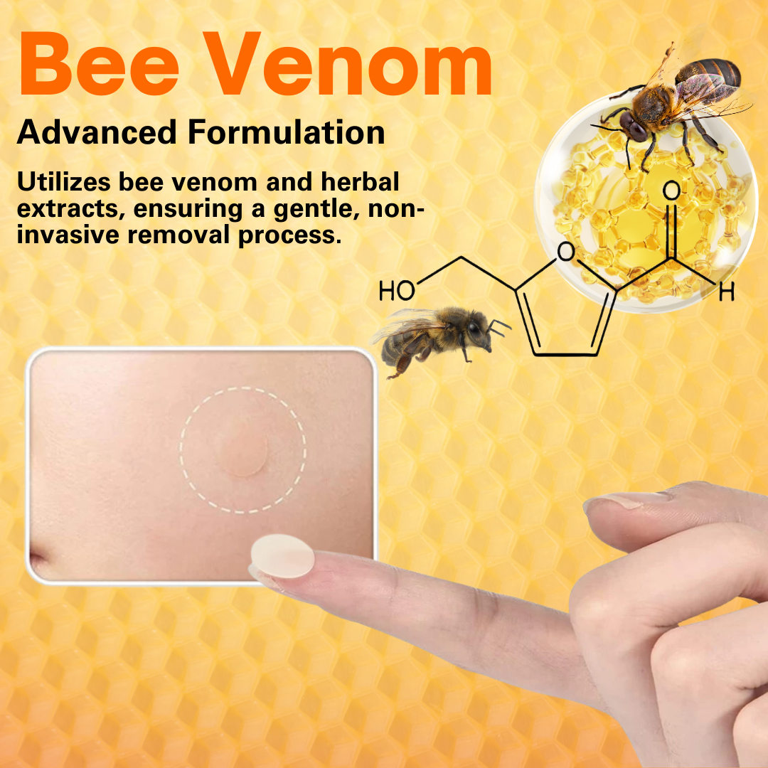 AEXZR™ Bee Venom -🇺🇸𝕊𝕒𝕧𝕖 🇺🇵 𝕥𝕠  8️⃣0️⃣% 𝕥𝕠𝕕𝕒𝕪🗽- Tags & Moles Remover Patches