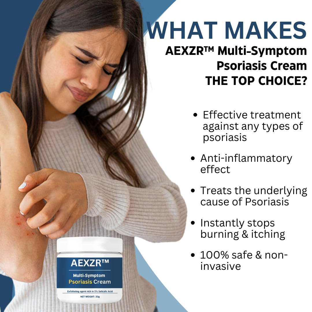 AEXZR™ Multi-Symptom Psoriasis Cream - 🧪Trusted by Experts!