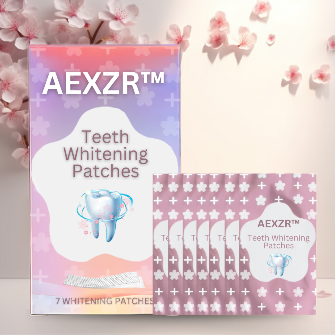 AEXZR™ Teeth Whitening Patches - Clinically Proven, Trusted by Thousands! 💯