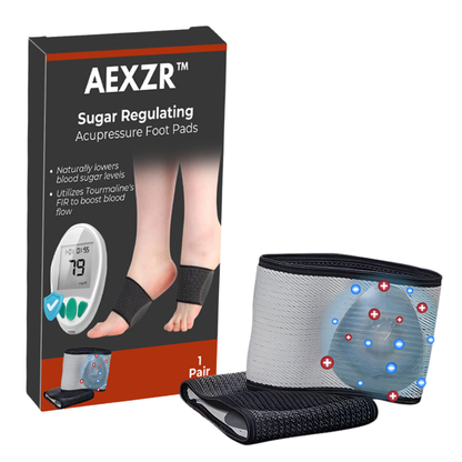 AEXZR™ Sugar Regulating Acupressure Foot Pads - 👨‍⚕️ Recommended by Expert Endocrinologist!