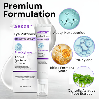 AEXZR™ Eye Puffiness Remover Cream - Recommended by a board-certified dermatologist!