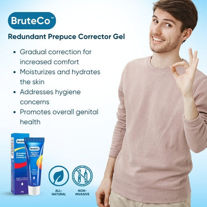 BruteCo™ Redundant Prepuce Corrector Gel - 👨‍⚕️Recommended by Expert Urologist!