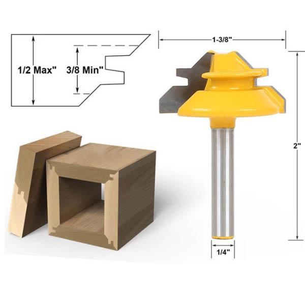 45-Degree Miter Router Bit